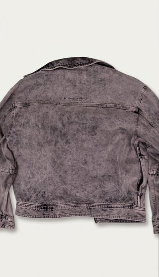Chaqueta vaquera Bershka gris Talla S