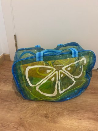 Bolsa de playa infantil grande de plástico