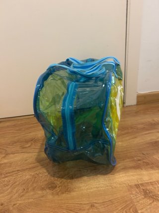 Bolsa de playa infantil grande de plástico