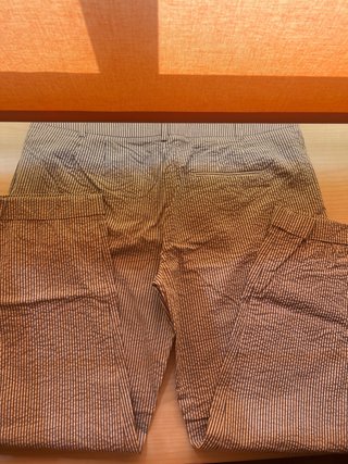 Pantalón Rayas Zara Basic Talla 44