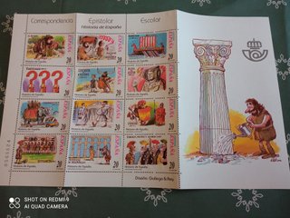 Sellos modernos España: Guernica y Carlos V...