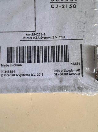 2 supporti bastone tende IKEA BETYDLIG
