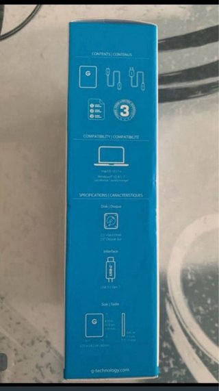 Disco Duro G-Technology 1 TB USB-C