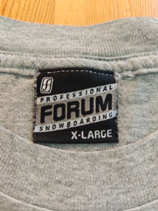 Camiseta Forum Snowboarding Peter Line XL