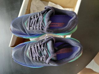 Zapatillas Hoka Trail Running Azul/Verde