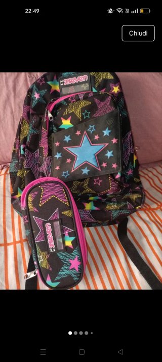 Zaino Seven con astuccio coordinato