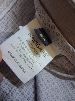 Pantaloni uomo cotone  navigare TG 60 estivo