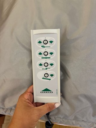 Cama articulada con carro elevador y colchón