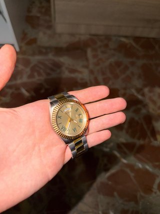 Reloj GUESS Hombre Bicolor Dorado y Plateado