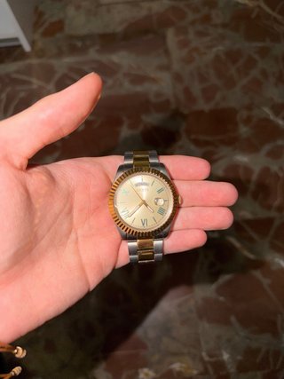 Reloj GUESS Hombre Bicolor Dorado y Plateado