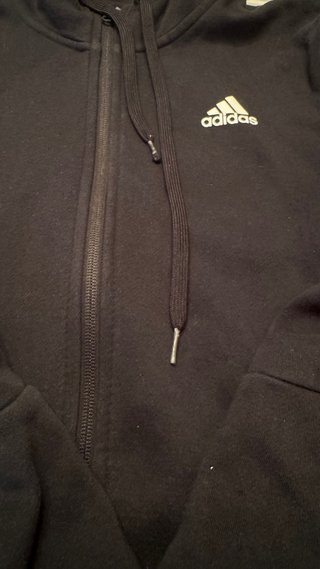 Sudadera Adidas Negra con Cremallera