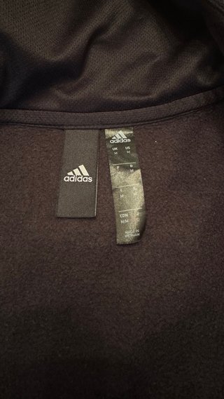 Sudadera Adidas Negra con Cremallera