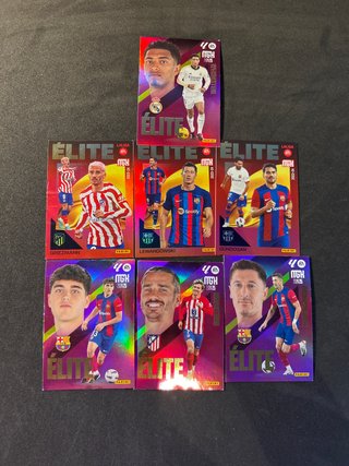 Lote 6 cromos fútbol Élite Panini