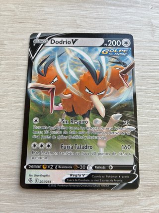 Lote 4 Cartas Pokémon V: Dodrio, Starmie, Gigalith