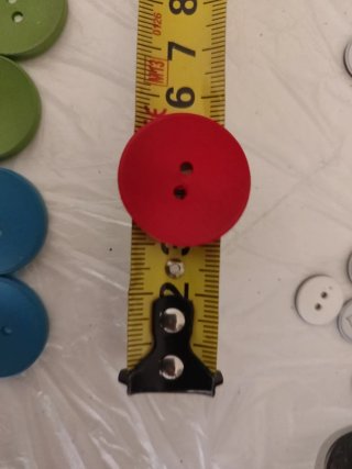 Lote 8 Botones Madera Redondos Colores