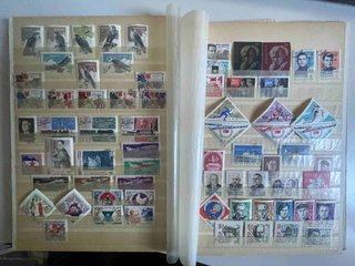 Sellos usados de la Unión Soviética URSS y variant