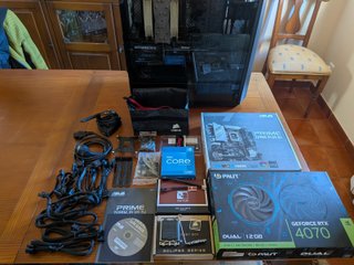 PC gaming i5-12600k RTX 4070 32G 9+1,5TB 80+ plati