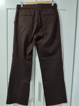 Pantalón recto vintage Cortefiel marrón