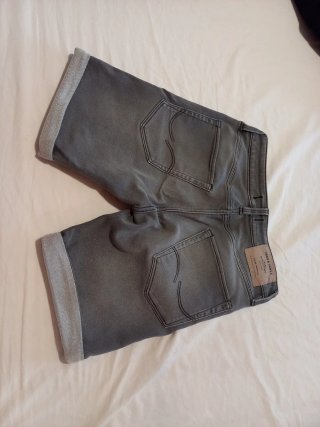 Bermuda tejana gris Jack & Jones Talla XS