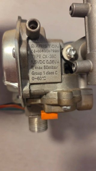 Válvula de gas calentador Ariston