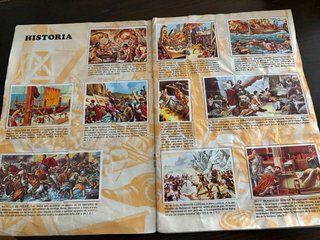 Álbum Cromos Historia-Ficción COMPLETO
