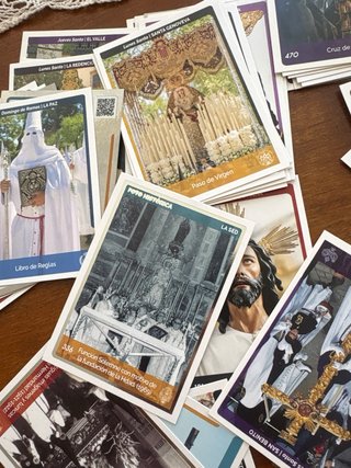 Pack 50 Cromos aleatorios Holy Cards Sevilla 2024