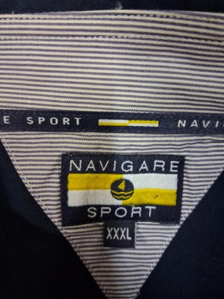 Camicia Navigare  puro cotone Uomo XXXL