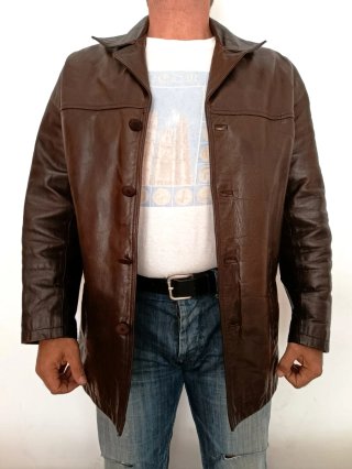 Chaquetón cuero búfalo Redskins L Medidas indicada
