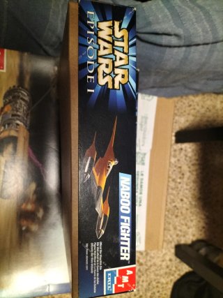 Maquetas Star Wars  Podracer y Naboo fighter AMT