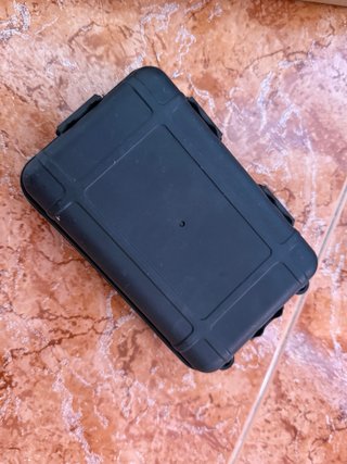 Caja Plástico Negra Impermeable Resistente