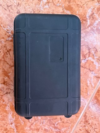 Caja Plástico Negra Impermeable Resistente