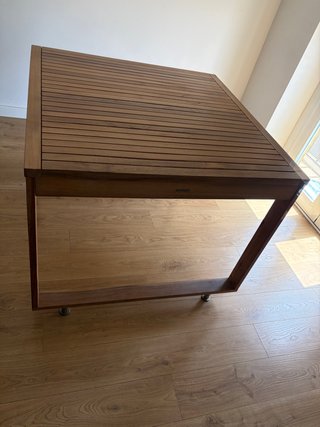 Mesa de jardín acacia Solaris Fix
