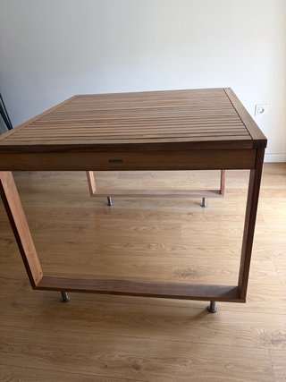 Mesa de jardín acacia Solaris Fix