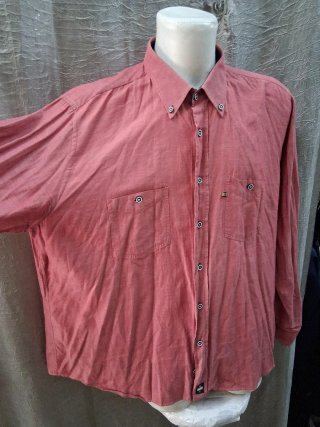 Camicia uomo Navigare cotone rossa taglia XXXL