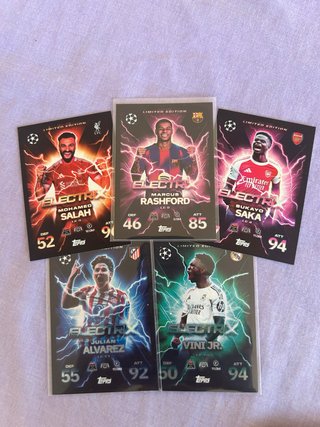 Lote 5 Cromos Match Attax Edición Limitada