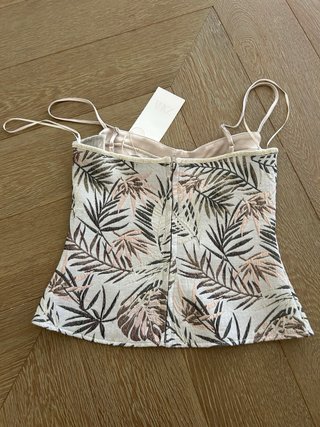 Corsé floral Zara Talla S