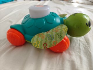 Tortuga de juguete con ruedas para bebé