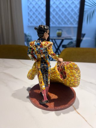 Figura Torero Cerámica Mosaico