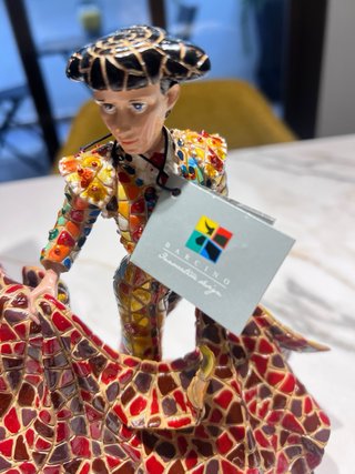 Figura Torero Cerámica Mosaico