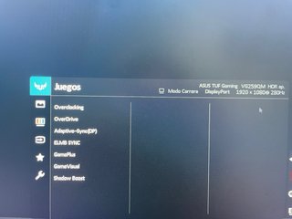 Monitor Asus VG259QM Nero