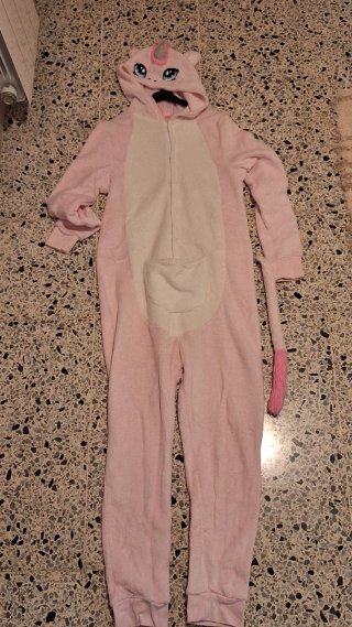 Pijama Unicornio Entero Rosa Para Nuño de 11 años