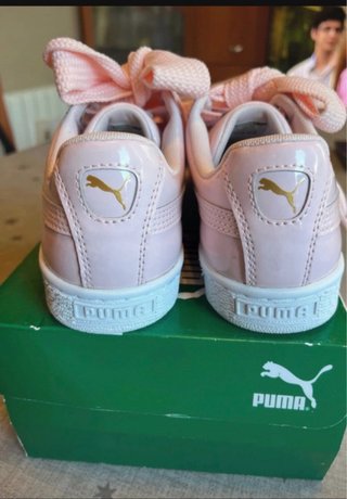 Zapatillas Puma Rosa Charol