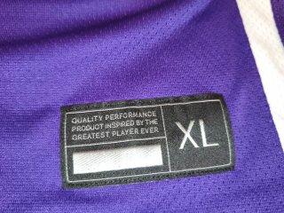 Camiseta Jordan Reversible Blanca y Morada