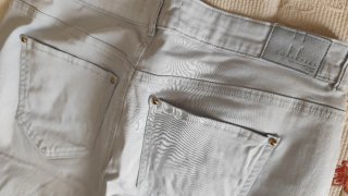 Pantalón Cortefiel azul grisáceo