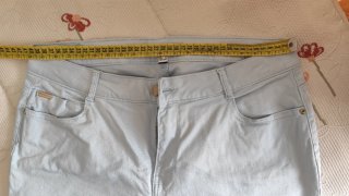 Pantalón Cortefiel azul grisáceo
