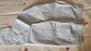 Pantalón Cortefiel azul grisáceo