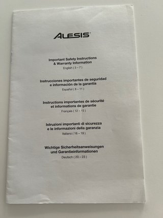 Batería Electrónica Alesis con Bolsa