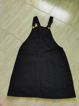 Talla M Peto vaquero negro bolsillos Stradivarius