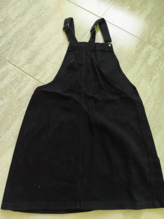 Talla M Peto vaquero negro bolsillos Stradivarius