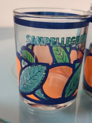 Set 4 bicchieri San Pellegrino arancia
